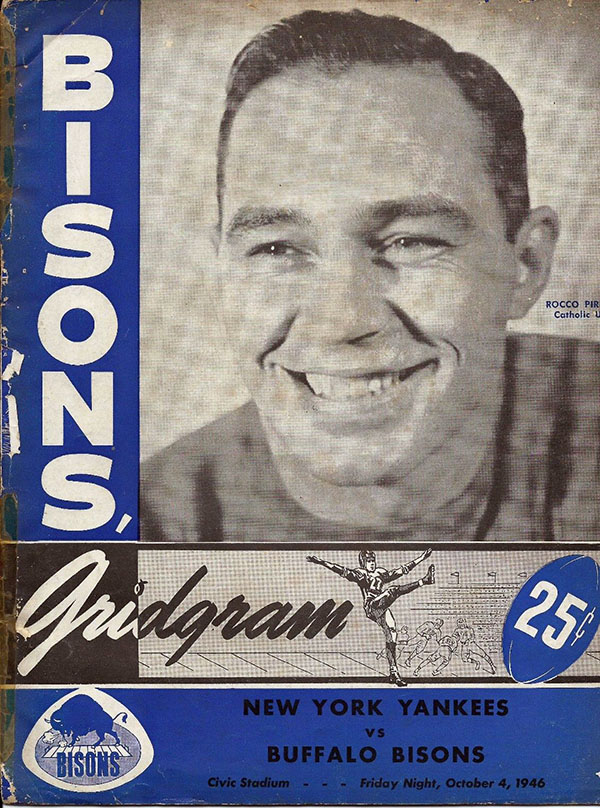 AAFC Program: Buffalo Bisons vs. New York Yankees (October 4, 1946)