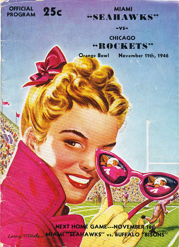 AAFC Program: Miami Seahawks vs. Chicago Rockets (November 11, 1946)