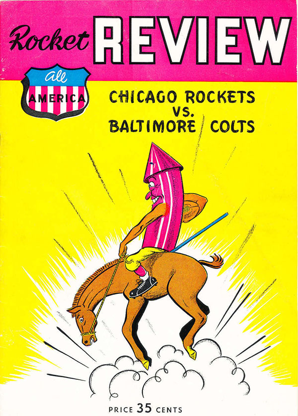 AAFC Program: Chicago Rockets vs. Baltimore Colts (September 10, 1948)