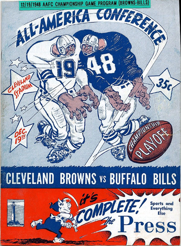 AAFC Program: Cleveland Browns vs. Buffalo Bills (December 19, 1948)