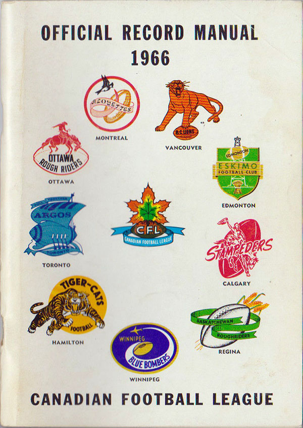 CFL Official Media Guide (1966)