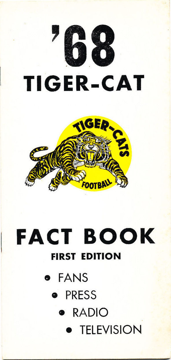 CFL Media Guide: Hamilton Tiger-Cats (1968)