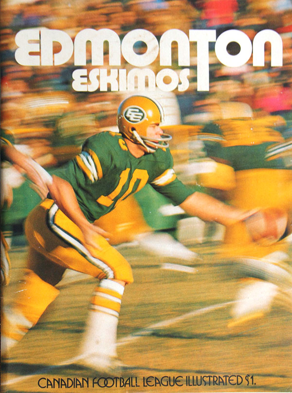 CFL Program: CFL Illustrated (Edmonton Eskimos)