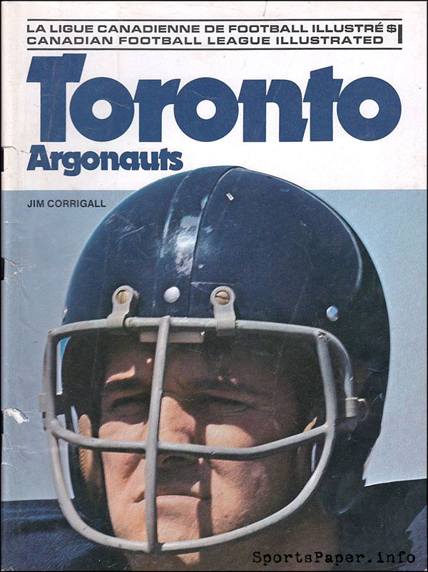 CFL Program: CFL Illustrated (Toronto Argonauts)