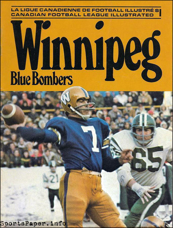 CFL Program: CFL Illustrated (Winnipeg Blue Bombers)