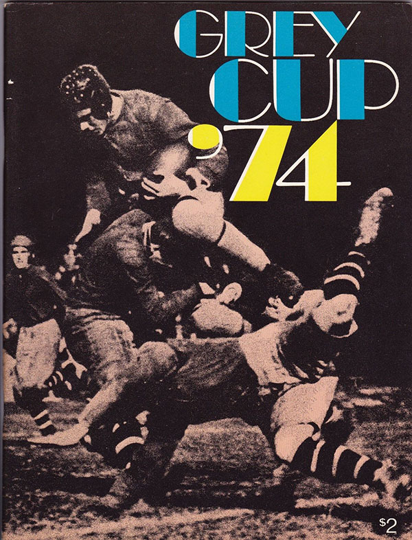 CFL Program: Montreal Alouettes vs. Edmonton Eskimos (November 28, 1974)