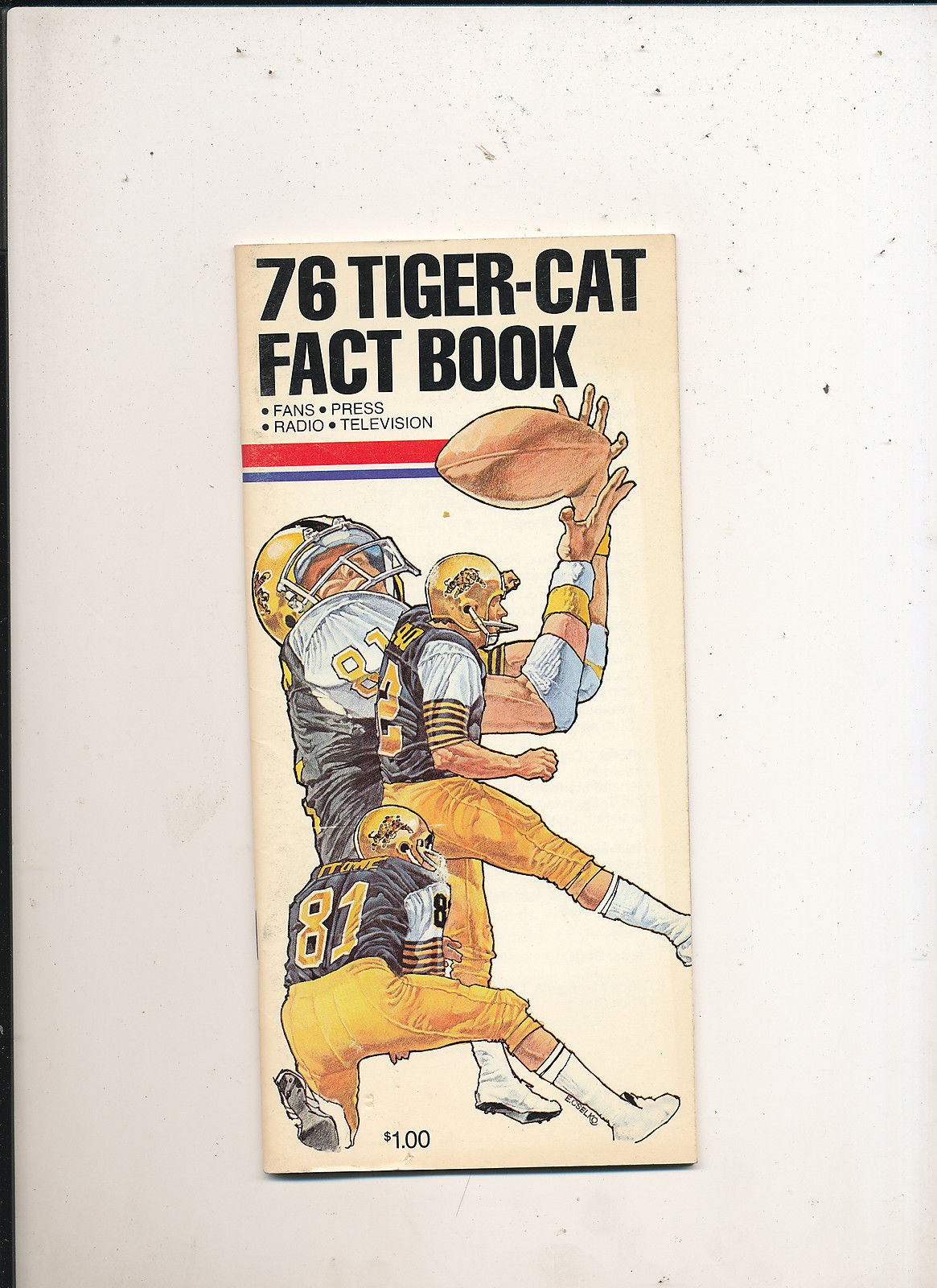 CFL Media Guide: Hamilton Tiger-Cats (1976)