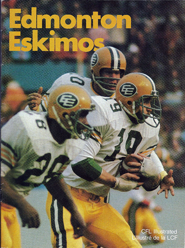 CFL Program: CFL Illustrated (Edmonton Eskimos)