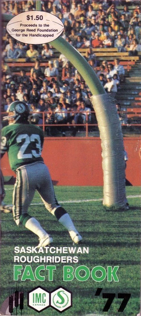 CFL Media Guide: Saskatchewan Roughriders (1977)