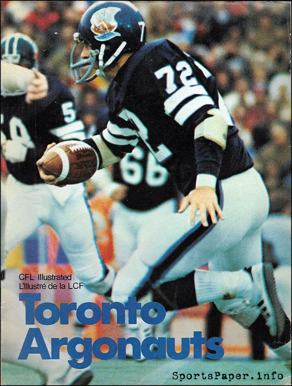 CFL Program: CFL Illustrated (Toronto Argonauts)