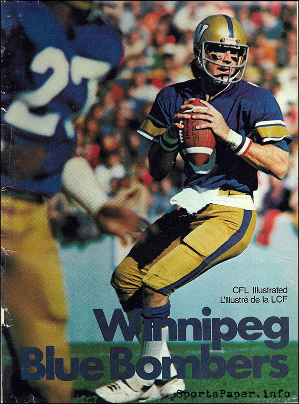 CFL Program: CFL Illustrated (Winnipeg Blue Bombers)