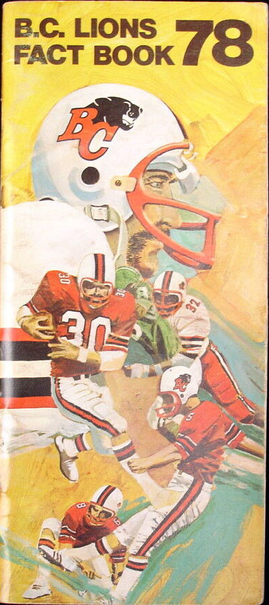 CFL Media Guide: BC Lions (1978)