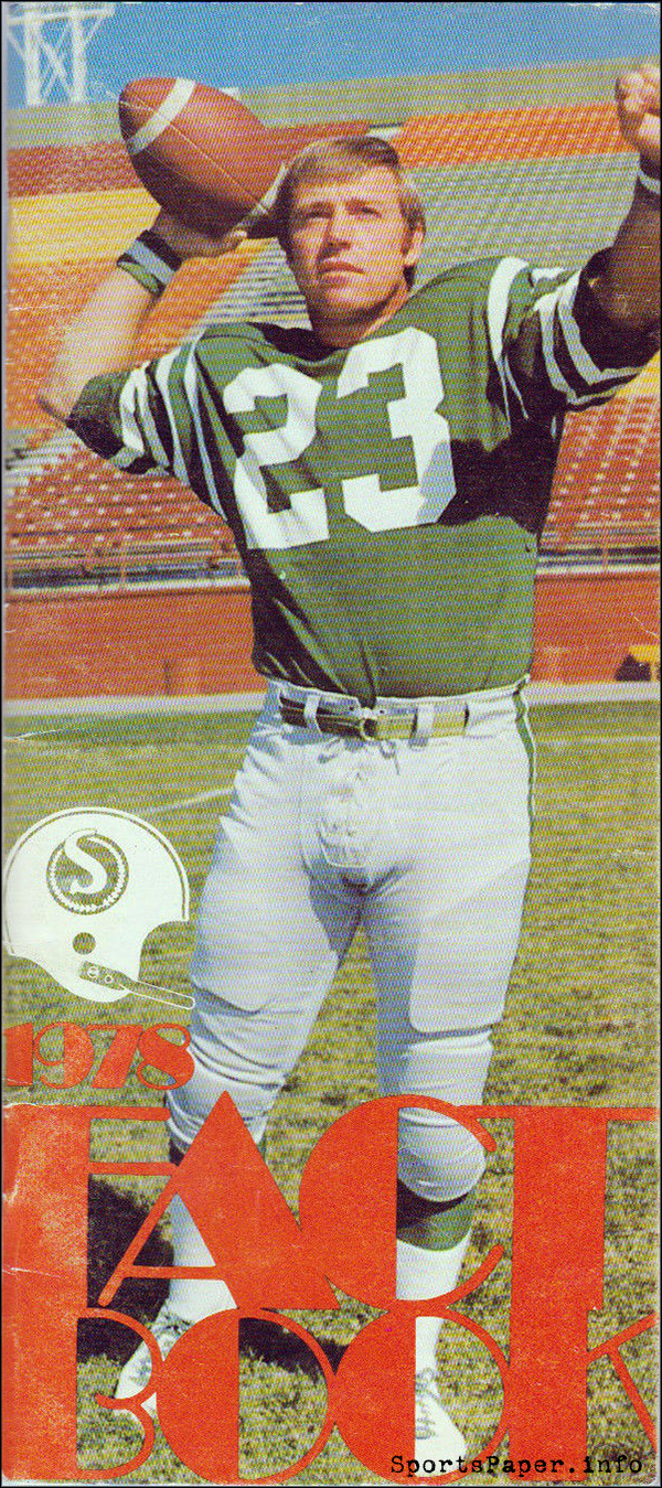 CFL Media Guide: Saskatchewan Roughriders (1978)