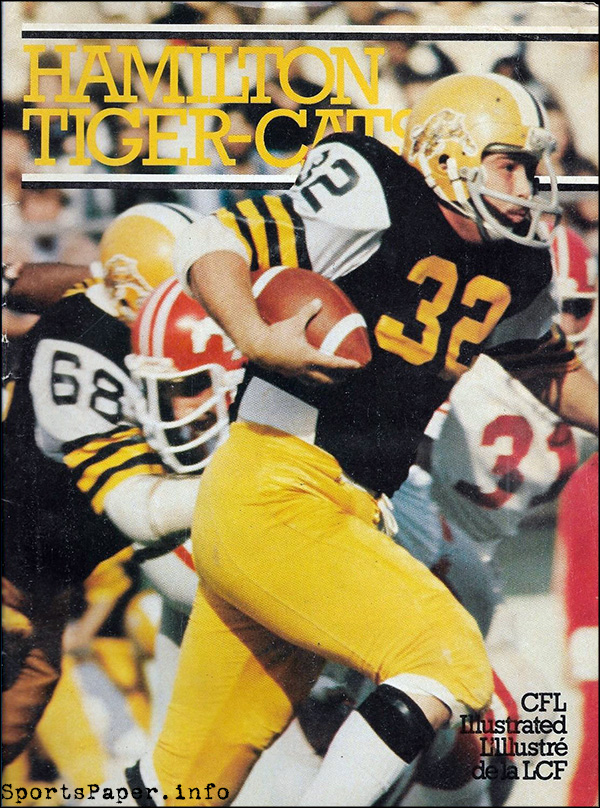 CFL Program: CFL Illustrated (Hamilton Tiger-Cats)