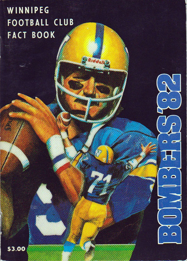 CFL Media Guide: Winnipeg Blue Bombers (1982)