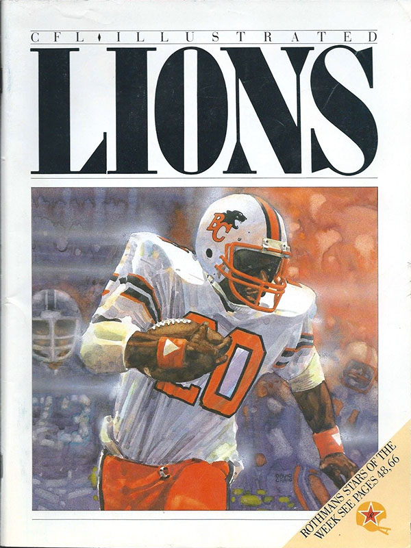 CFL Program: CFL Illustrated (BC Lions)