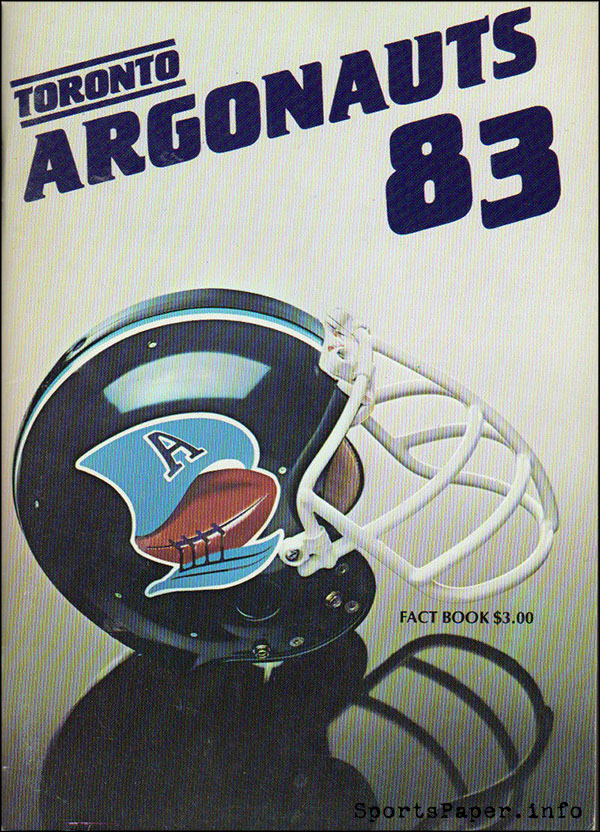 CFL Media Guide: Toronto Argonauts (1983)