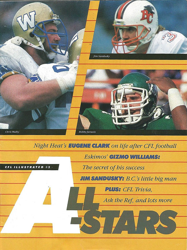 CFL All-Star Game Program: Edmonton Eskimos vs. CFL All-Stars (June 23, 1988)