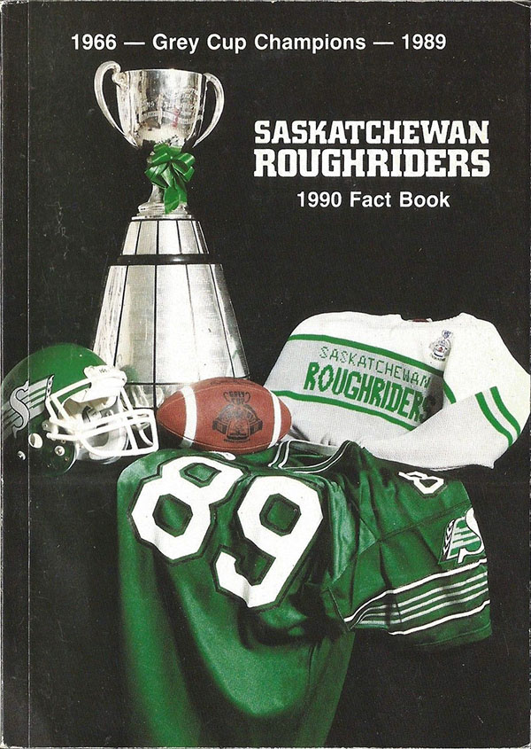 CFL Media Guide: Saskatchewan Roughriders (1990)