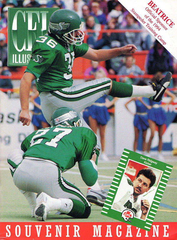 CFL Program: CFL Illustrated (Saskatchewan Roughriders)