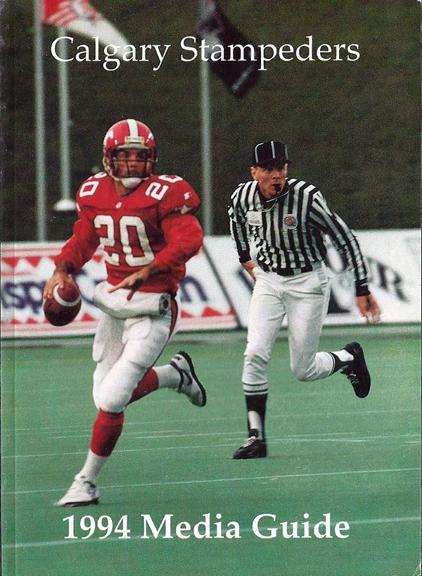 CFL Media Guide: Calgary Stampeders (1994)