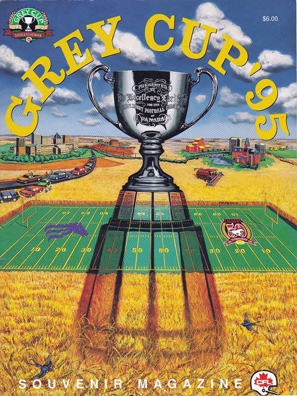 CFL Program: 1995 Grey Cup (Baltimore Stallions vs. Calgary Stampeders