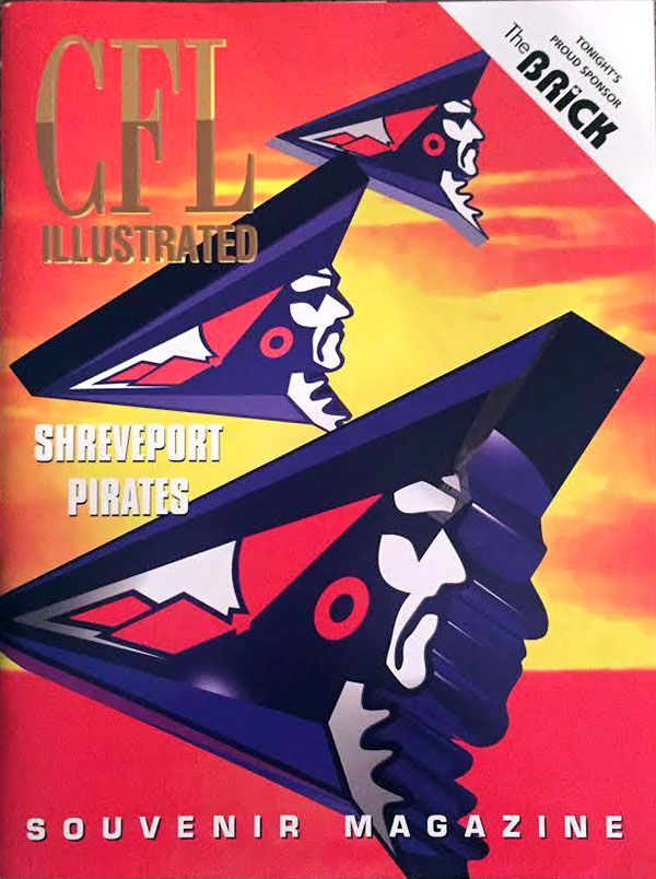 CFL Program: CFL Illustrated (Shreveport Pirates)