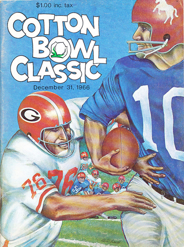 NCAA Bowl Game Program: 1966 Cotton Bowl