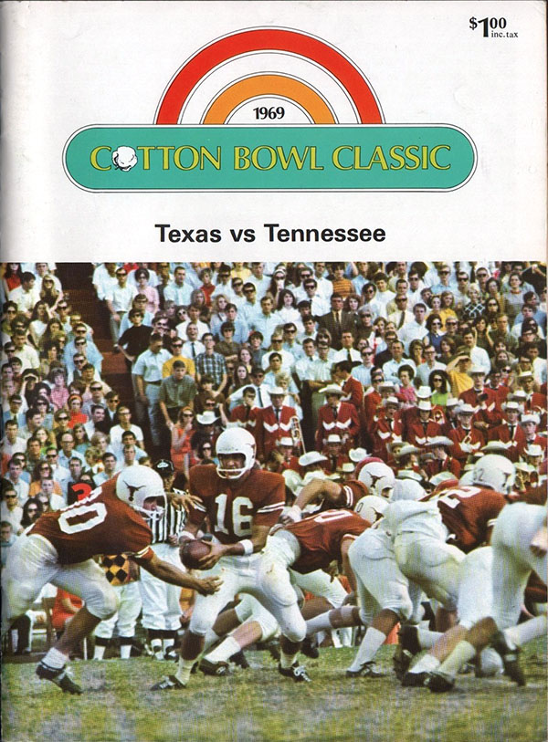 NCAA Bowl Game Program: 1969 Cotton Bowl