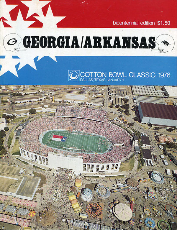 NCAA Bowl Game Program: 1976 Cotton Bowl