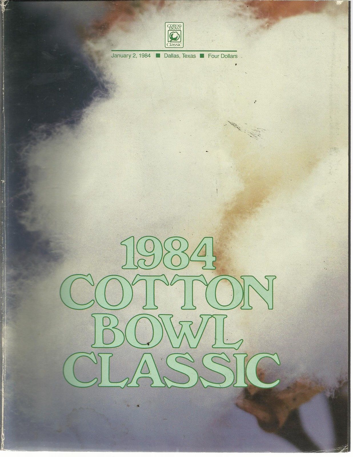 NCAA Bowl Game Program: 1984 Cotton Bowl