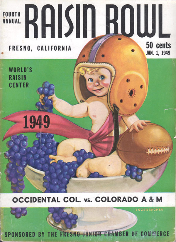 NCAA Bowl Game Program: 1949 Raisin Bowl