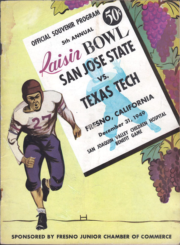 NCAA Bowl Game Program: 1949 Raisin Bowl