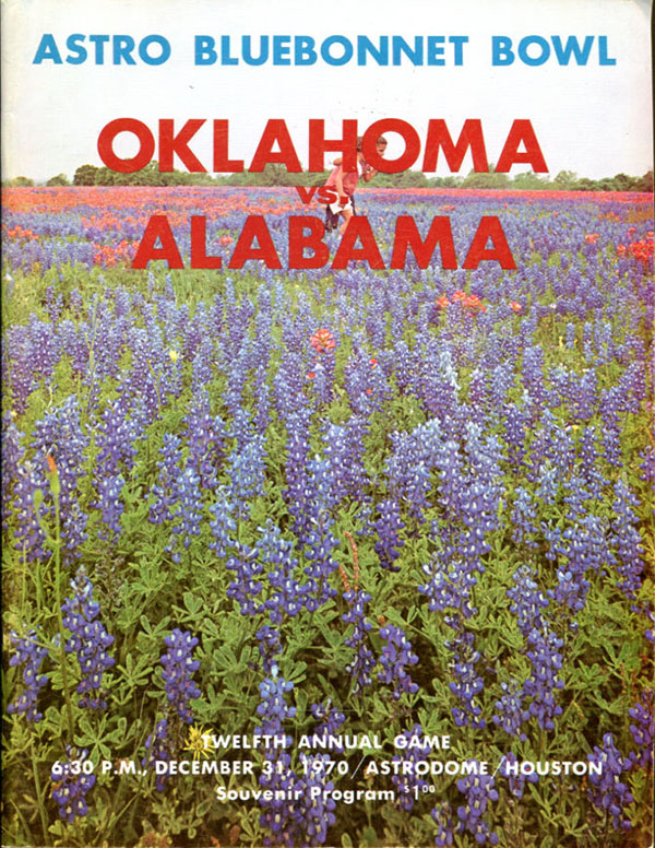 NCAA Bowl Game Program 1970 Bowl SportsPaper.info