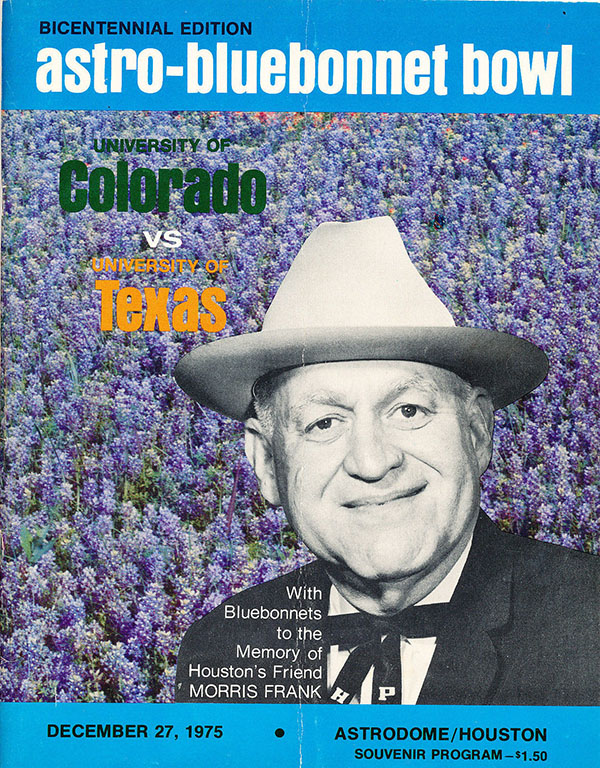 NCAA Bowl Game Program: 1975 Astro-Bluebonnet Bowl