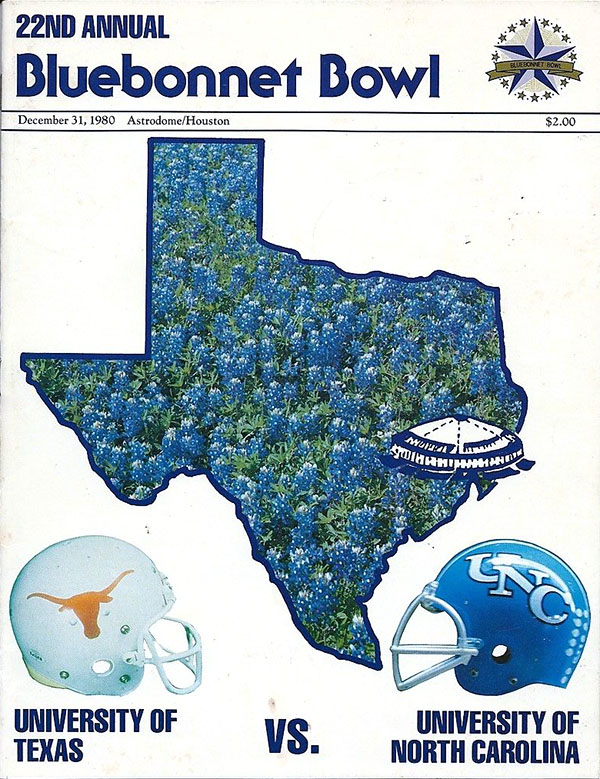 NCAA Bowl Game Program: 1980 Astro-Bluebonnet Bowl