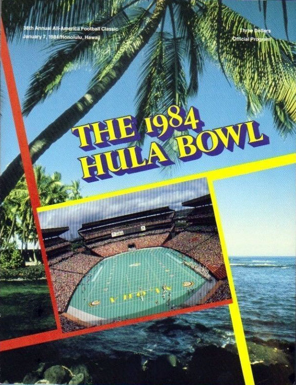 NCAA Bowl Game Program: 1984 Hula Bowl