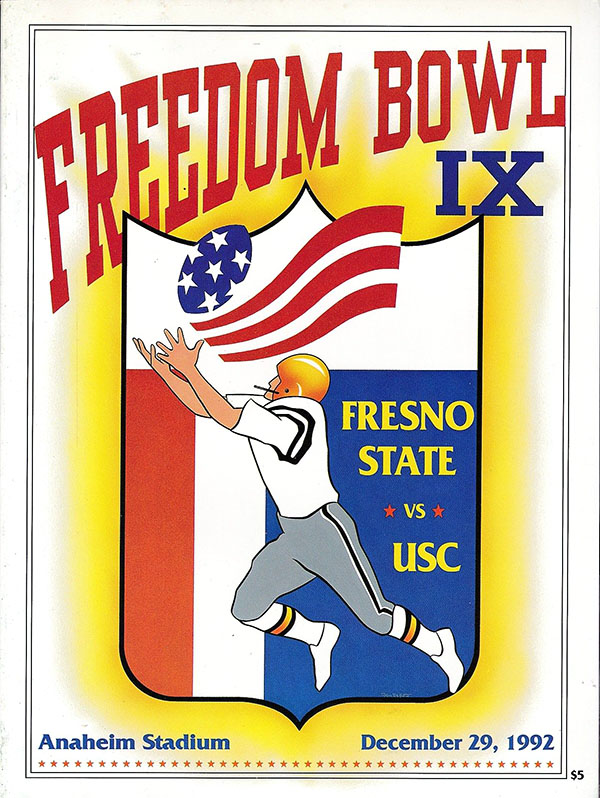 NCAA Bowl Game Program: 1992 Freedom Bowl