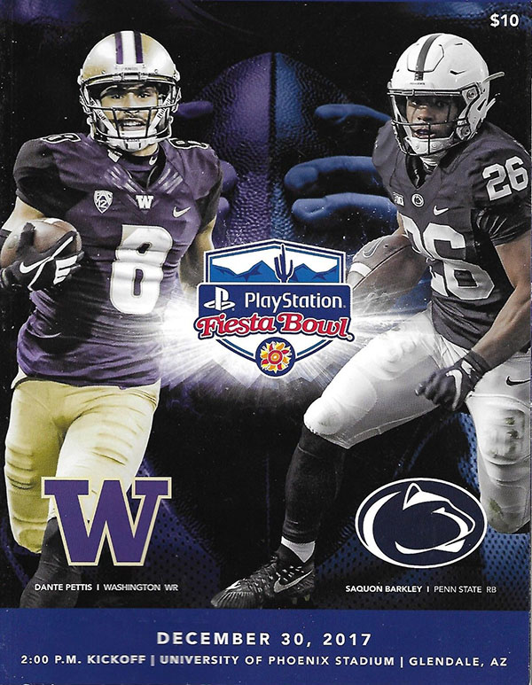 NCAA Bowl Game Program: 2017 Fiesta Bowl (Penn State Nittany Lions vs. Washington Huskies)