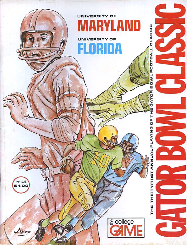 NCAA Bowl Game Program: 1975 Gator Bowl