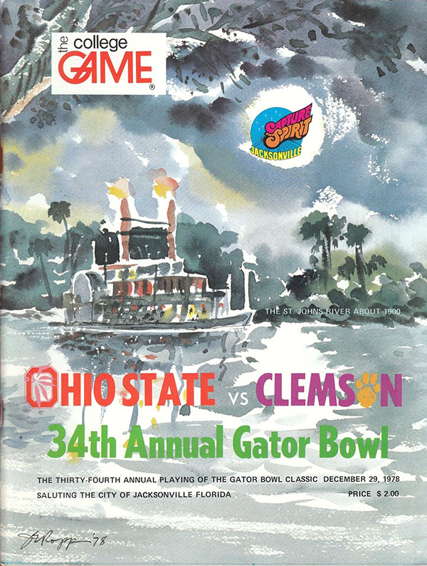 NCAA Bowl Game Program: 1978 Gator Bowl