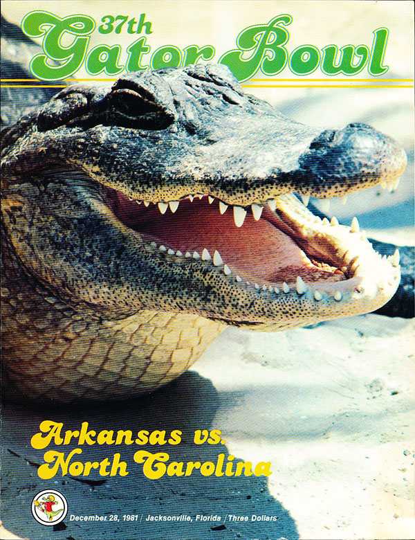 NCAA Bowl Game Program: 1981 Gator Bowl