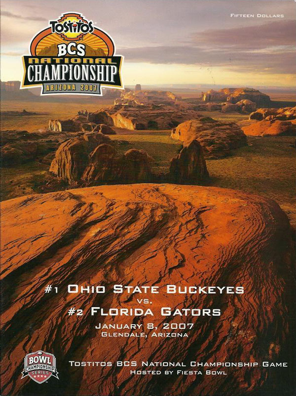 NCAA Bowl Game Program: 2007 BCS National Championship Game