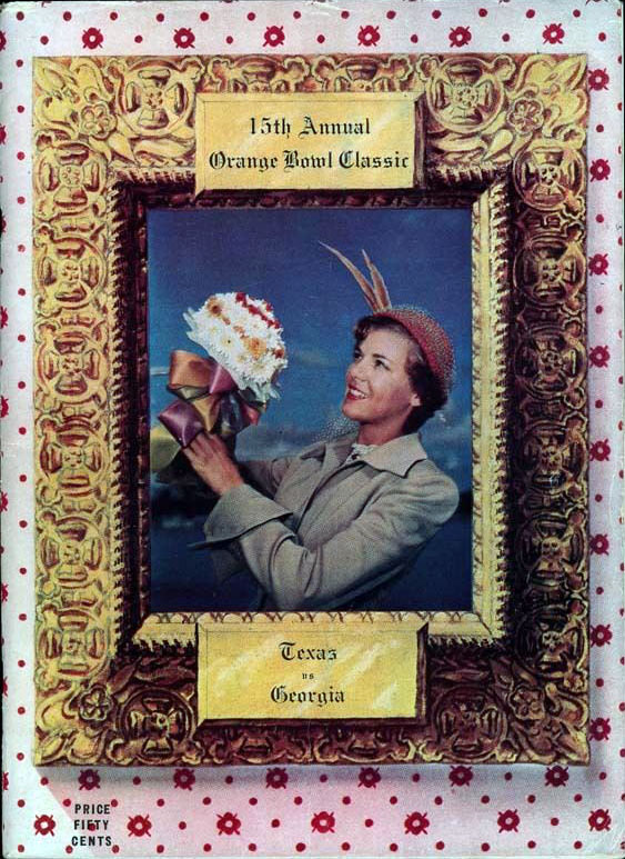 NCAA Bowl Game Program: 1949 Orange Bowl (Texas Longhorns vs. Georgia Bulldogs)