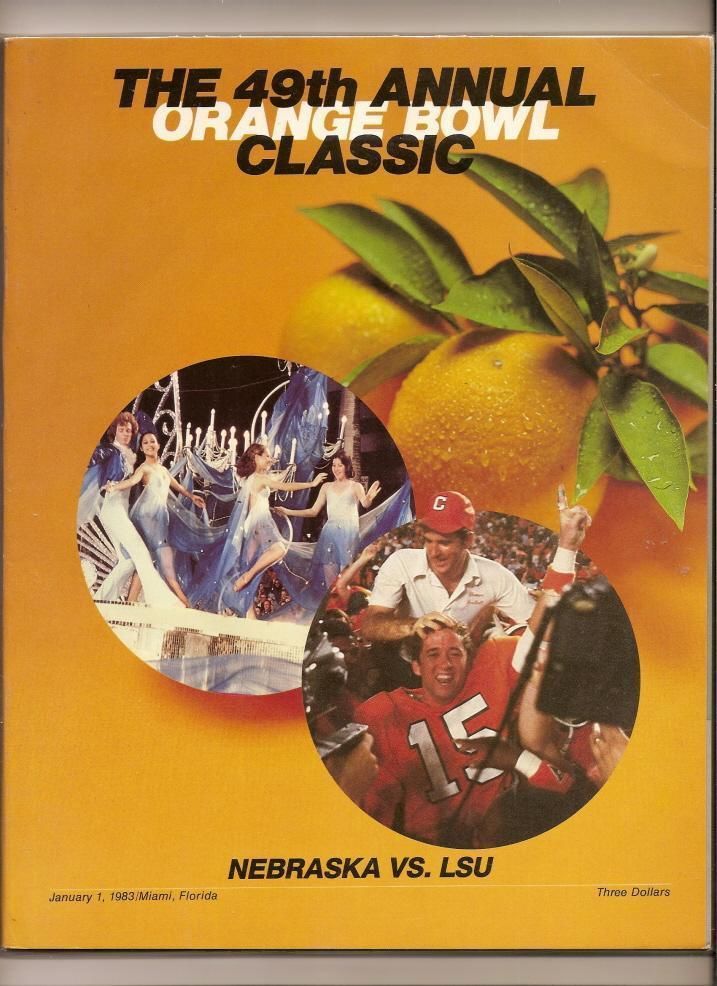 NCAA Bowl Game Program: 1983 Orange Bowl | SportsPaper.info