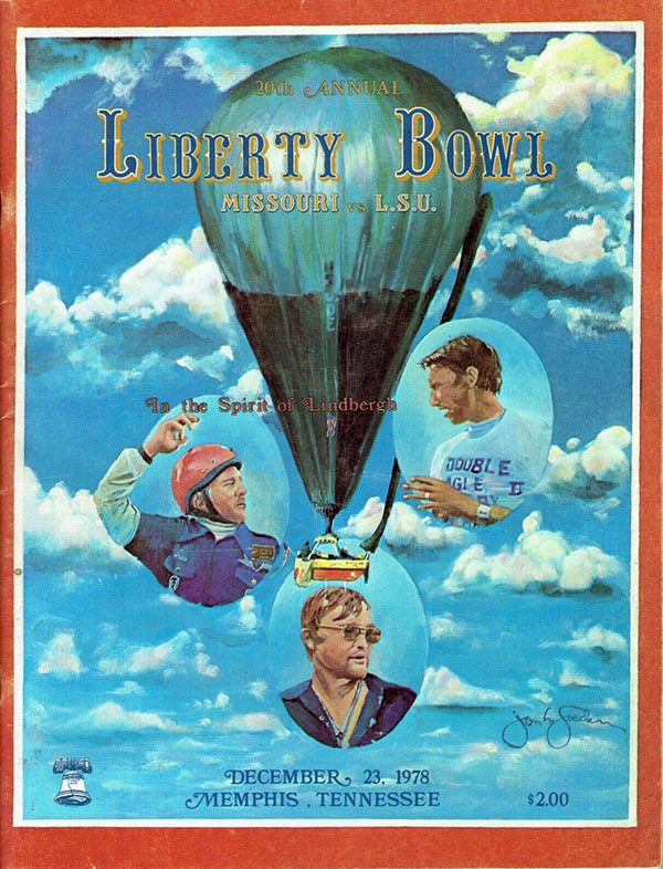 NCAA Bowl Game Program: 1978 Liberty Bowl (LSU Tigers vs. Missouri Tigers)