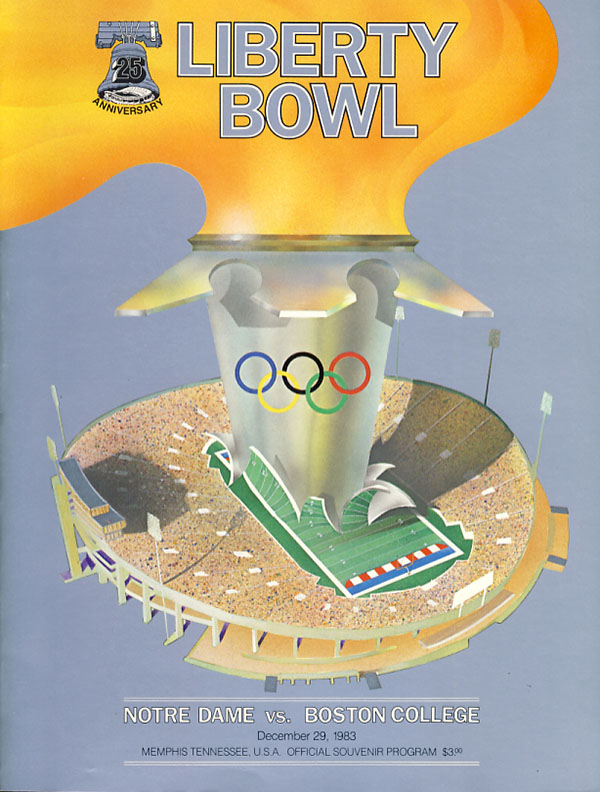 NCAA Bowl Game Program: 1983 Liberty Bowl