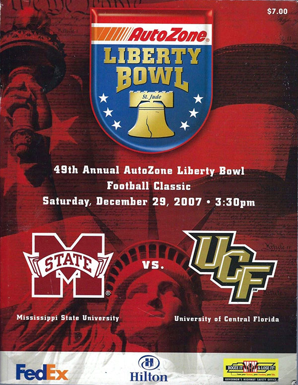 NCAA Bowl Game Program: 2007 Liberty Bowl