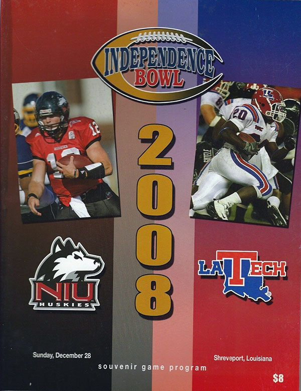 NCAA Bowl Game Program: 2008 Independence Bowl (Northern Illinois Huskies vs. Louisiana Tech Bulldogs)