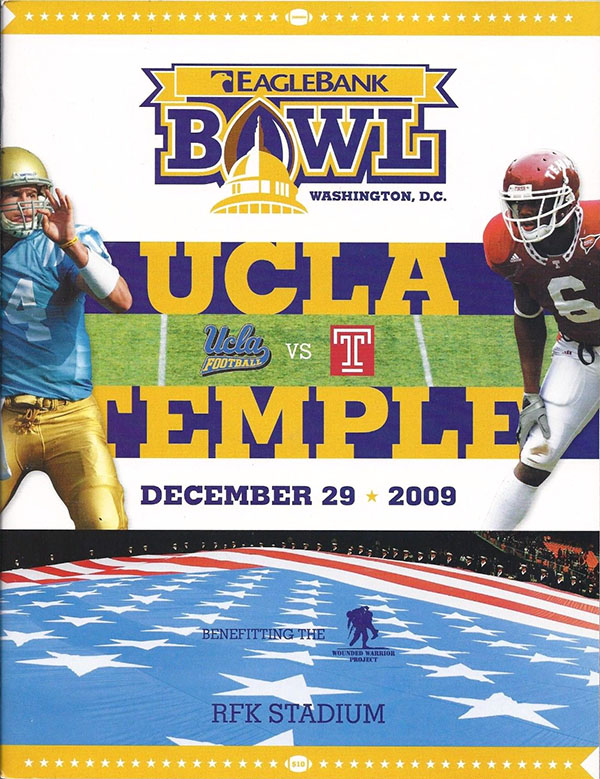 NCAA Bowl Game Program: 2009 EagleBank Bowl